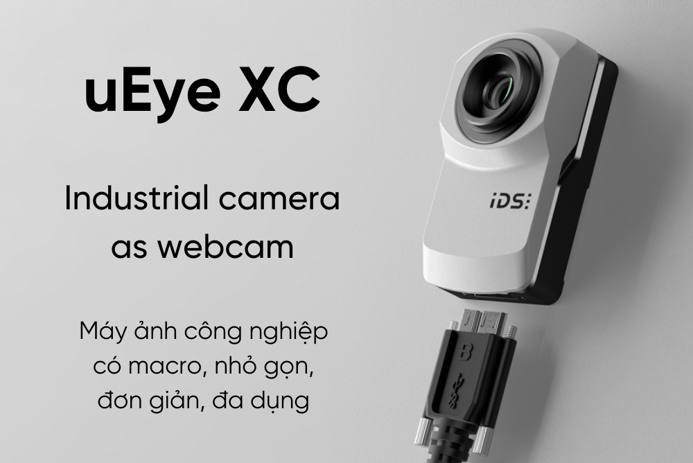 Máy ảnh công nghiệp giờ đây đơn giản như một chiếc webcam!
